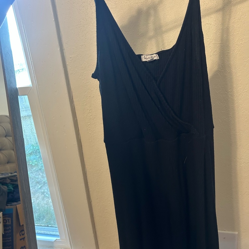 LuLaRoe Black Strapless Dress